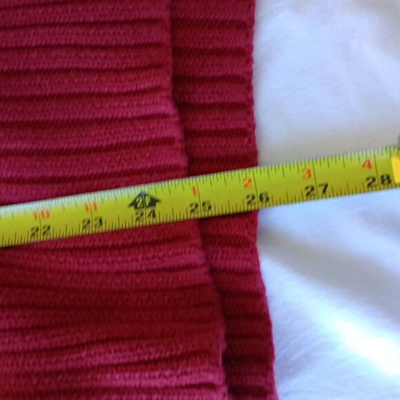 Vintage Men's Lands End Red XL Turtleneck Sweater. 100% Cotton. Comfy Cozy - Picture 6 of 7